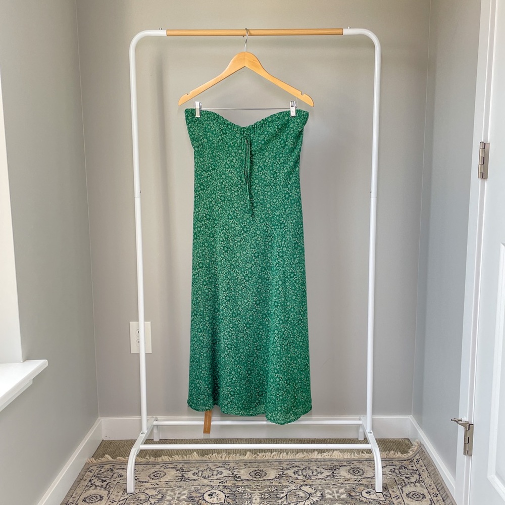 REFORMATION HARLEY CONVERTIBLE MIDI DRESS